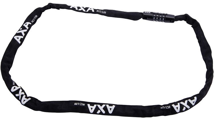 Axa Rigid RCC Zahlen-Kettenschloss 120 cm schwarz