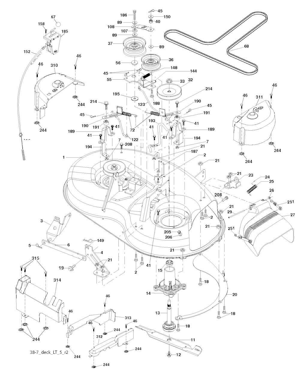 Explosionszeichnung Ersatzteile