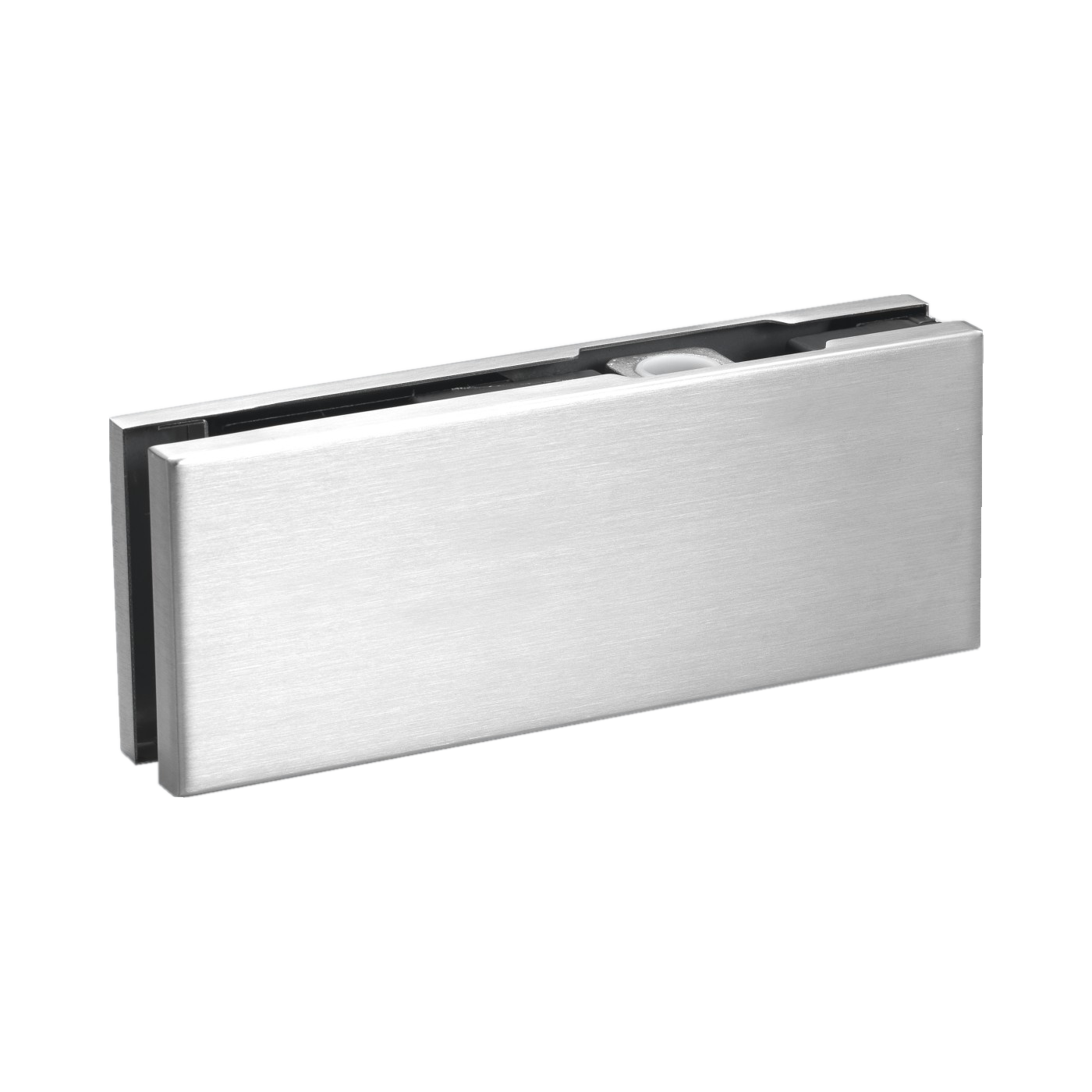 Griffwerk Pivot PT20Plus- Edelstahl matt Eckbeschlag oben inkl. Drehpunkt, 8-12mm