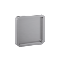 GRIFFWERK Klebe-Griffmuschel R8-QUATTRO - Edelstahl matt