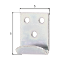 Vorschaubild Alberts® Schließhaken für Kistenverschlüsse, gerade, galvanisch verzinkt dickschichtpassiviert, BxL 25x34 mm 347871