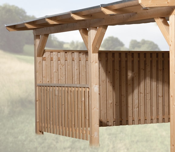 Weka Brüstungsgeländer-Set für Pavillon 656 Gr.1 und 2