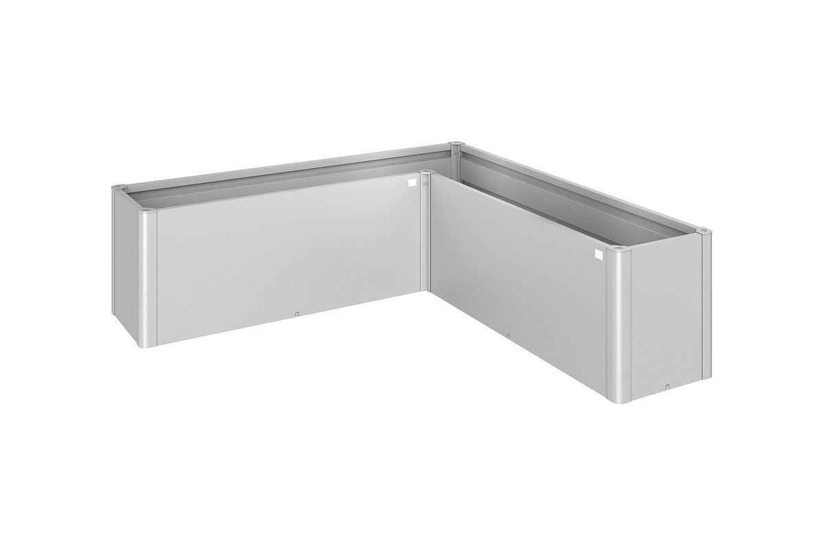 Biohort Pflanzbeet Belvedere B 201 x T 201 cm (Gr. L200) 61 cm (MIDI) silber-metallic