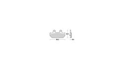 TRW Bremsbelag MCB 751 mit Zulassung