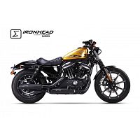 IXIL Ironhead Round Doppel-Endtopf Edelstahl Schwarz
