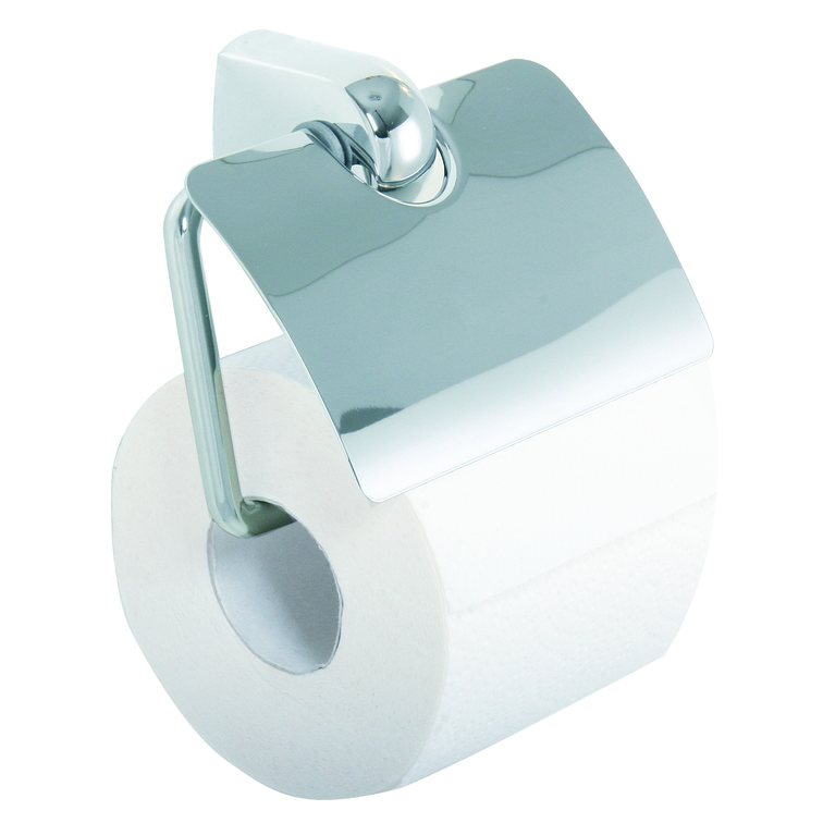 Bravat WC-Papierhalter mit Deckel Metasoft, chrom