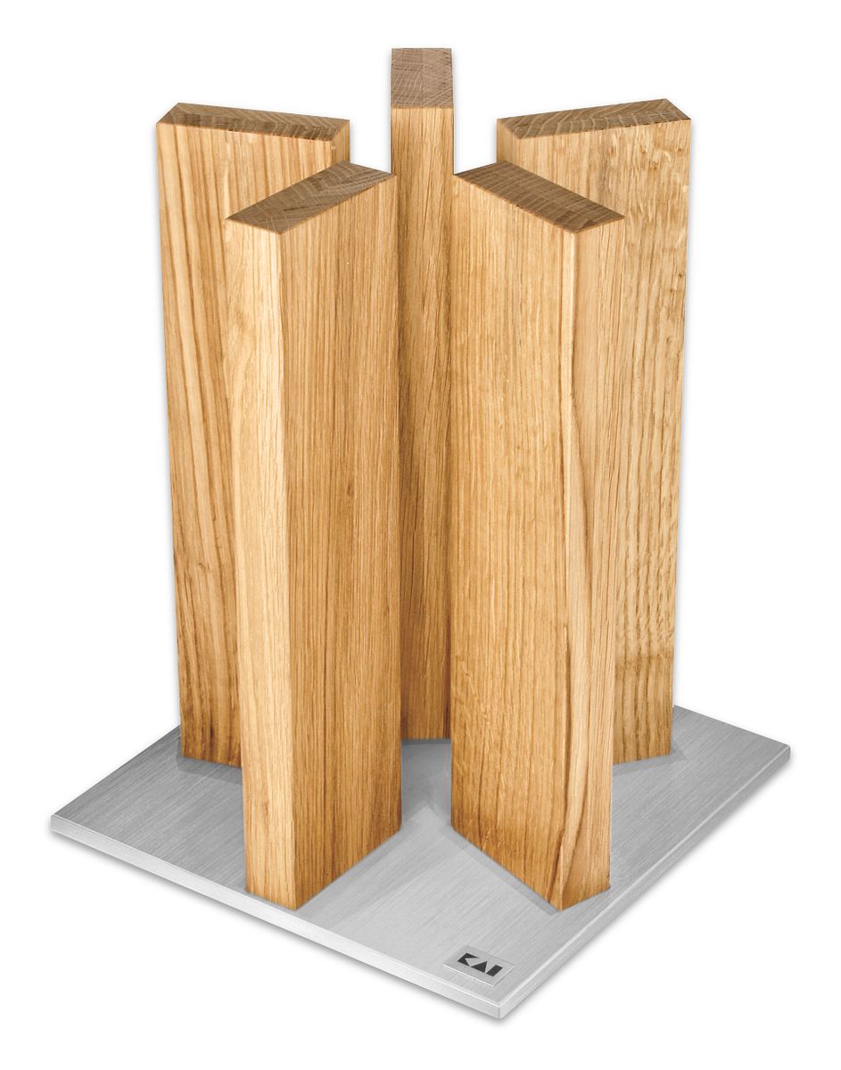 KAI Messerblock Stonehenge Edelstahl Eiche magnetisch - Bild 5