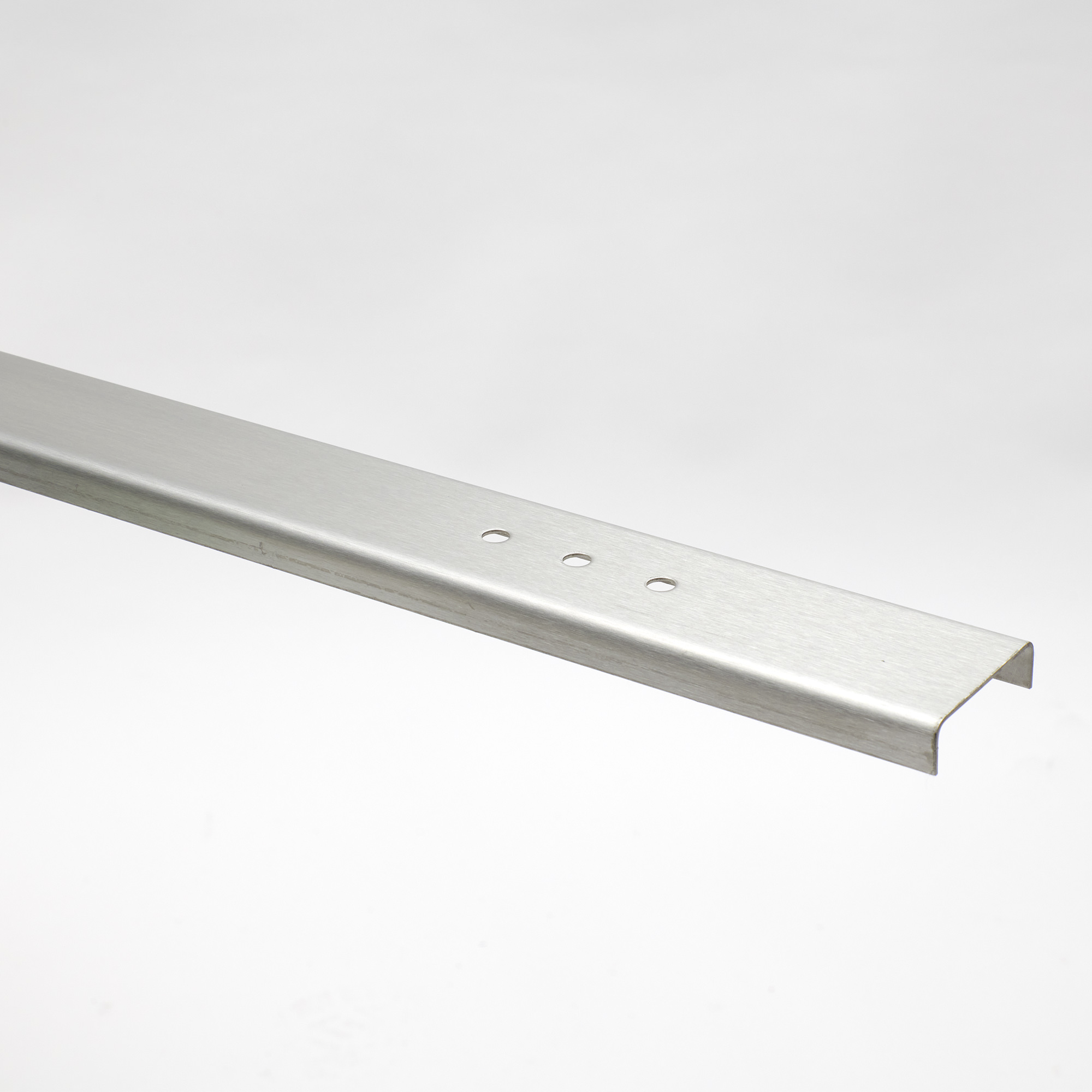 BambusBASIS Montageschiene für seitliches Rahmenprofil 92cm, inkl. Lochung, V2A