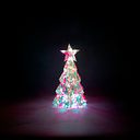 Vorschaubild Konstsmide Weihnachtsbeleuchtung 3D Weihnachtsbaum mit Stern in kristalloptik, 80 RGBLEDs