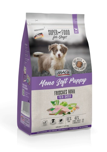 Macs 1,5kg DOG Mono Soft Puppy Huhn