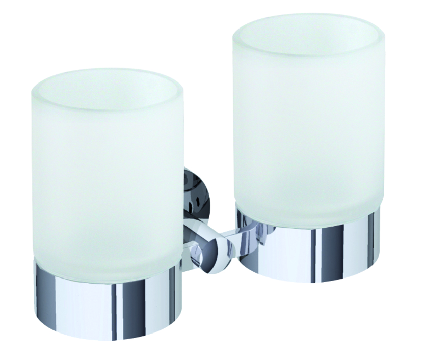 Bravat doppelter Glashalter Varuna, chrom