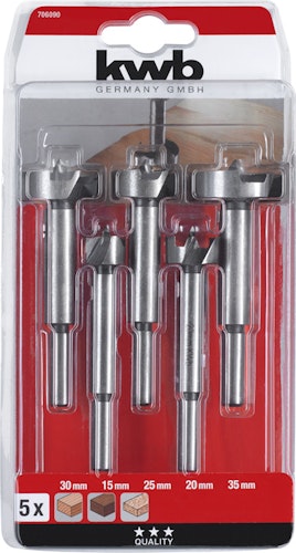 kwb Forstnerbohrersatz 5-teilig 706090