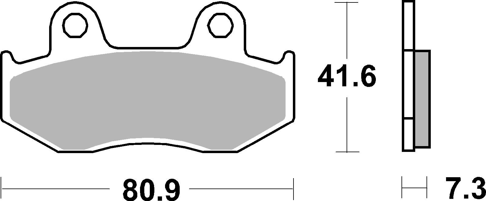SBS Scooterbelag 104HM Street Ceramic