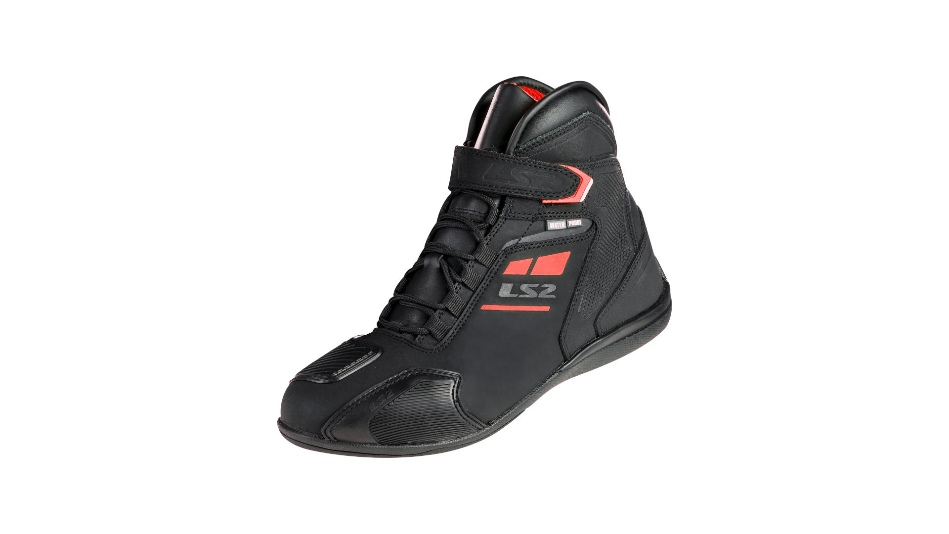 LS2 Stiefel Garra Lady WP Black Red Gr. 38