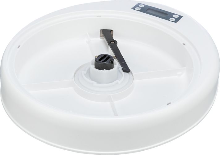 TRIXIE Futterautomat TX4+1, 5 × 0,25 l/34 × 6 × 39 cm, weiß/grau