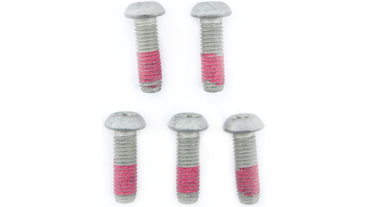 TRW Schraube 5 Stück, Befestigungsschrauben Rundkopf, M8x1, 25, Schaftlänge 25 mm, Gesamtlänge 29