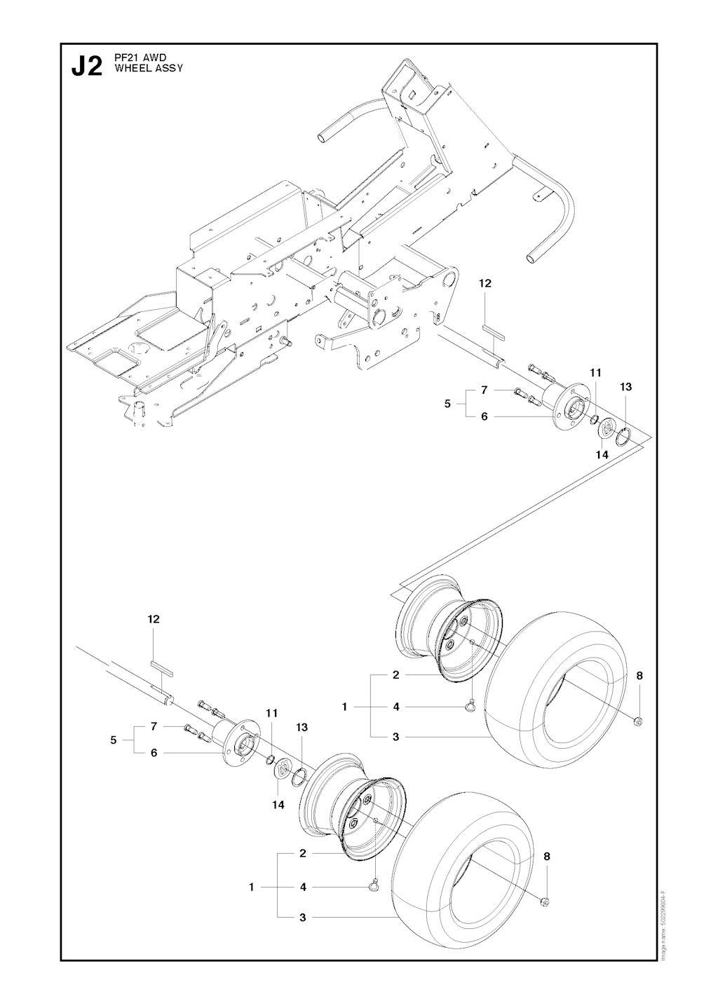 Explosionszeichnung Ersatzteile