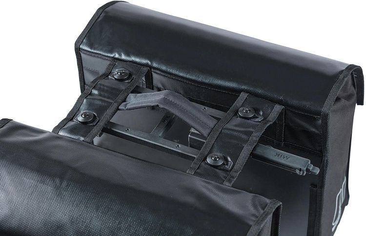 Basil Doppeltasche Urban Load schwarz MIK 2.0