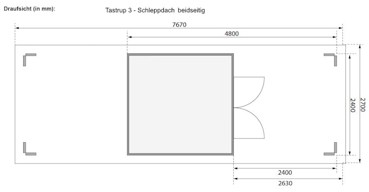 Karibu Premium Gartenhaus Theres 3 - 28 mm