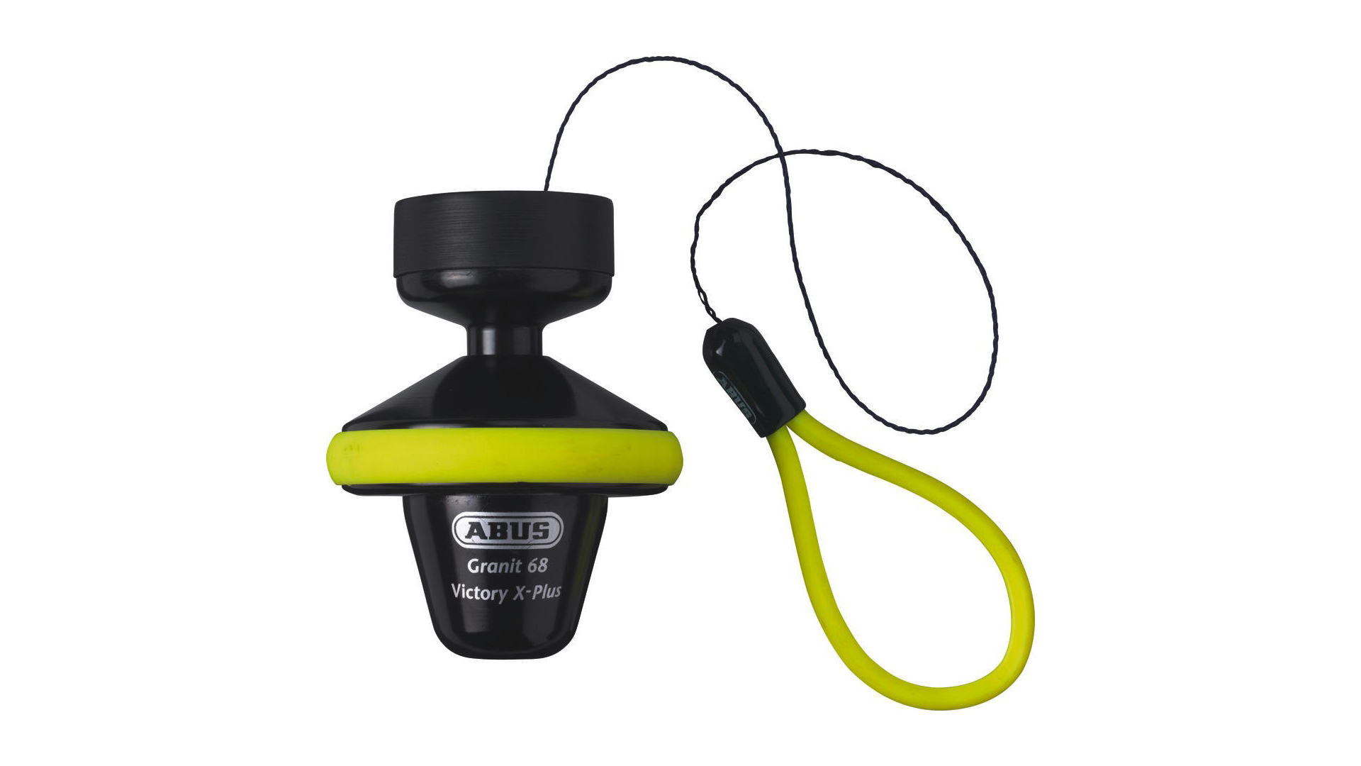 ABUS Bremsscheibenschloss GRANIT Victory XPlus 68 Roll Up Gelb