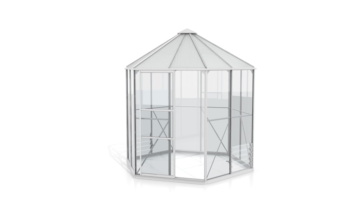 Vitavia Gewächshaus Juno/Hera 4500 inkl. Stahlfundament - 4,5 m²