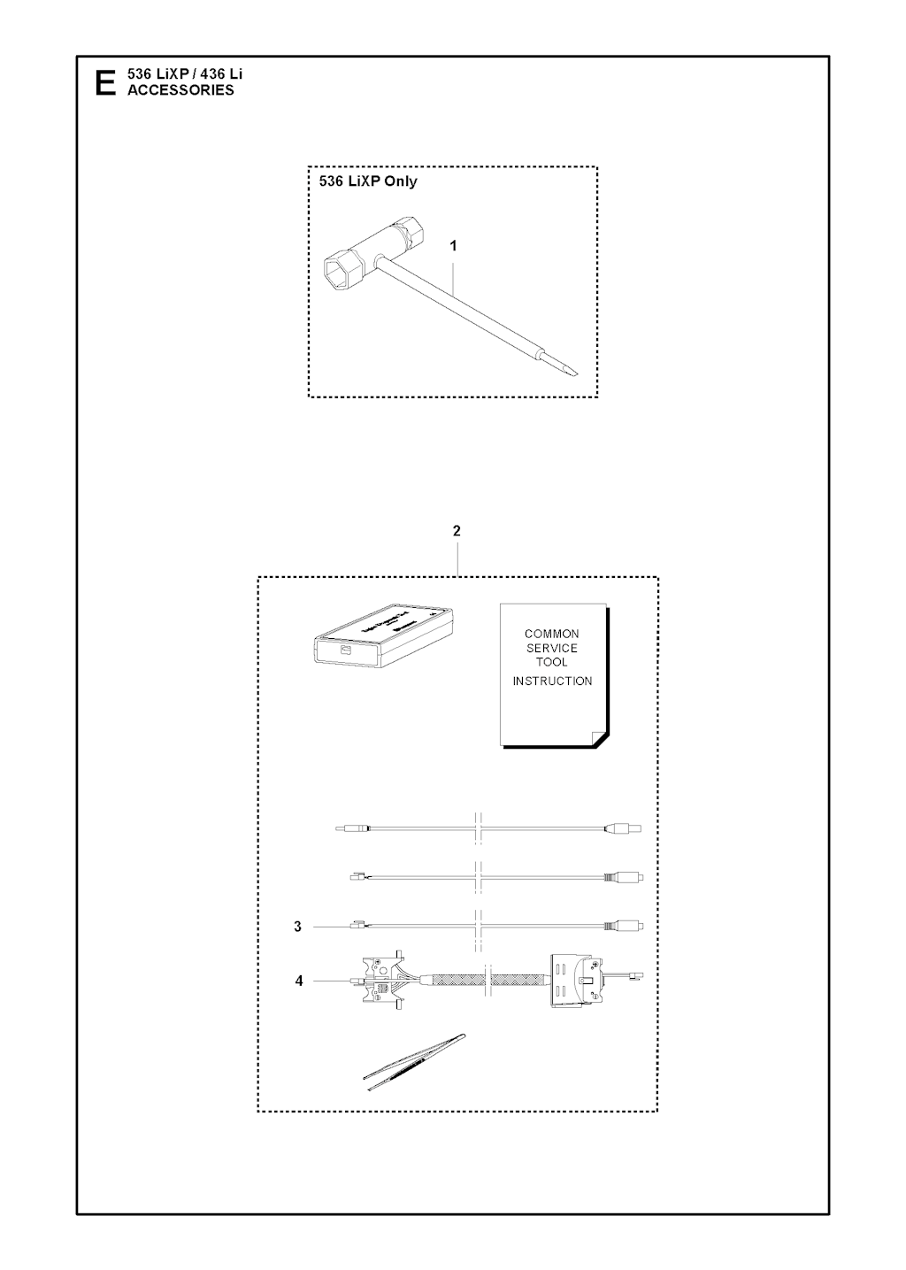 Explosionszeichnung Ersatzteile
