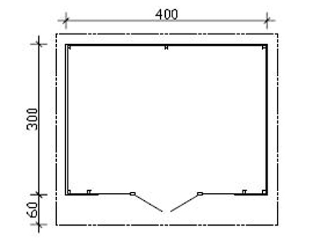 Skan Holz 28 mm Gartenhaus Ostende 2