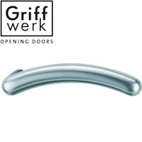 GRIFFWERK Griffpaar für Schlosskasten GABRIELLA -Chrom/Perla Silbermatt