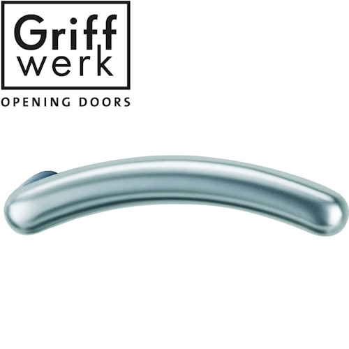 GRIFFWERK Griffpaar für Schlosskasten GABRIELLA -Chrom/Perla Silbermatt