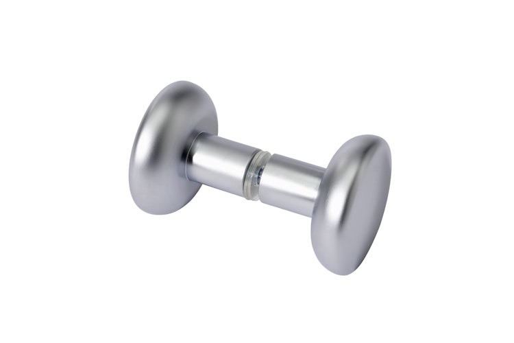 Infraworld Türknopf-Set Chrom