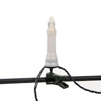 Konstsmide Weihnachtsbeleuchtung LED Baumkette, Topbirnen, One String, 25 warmweisse SMDLEDs