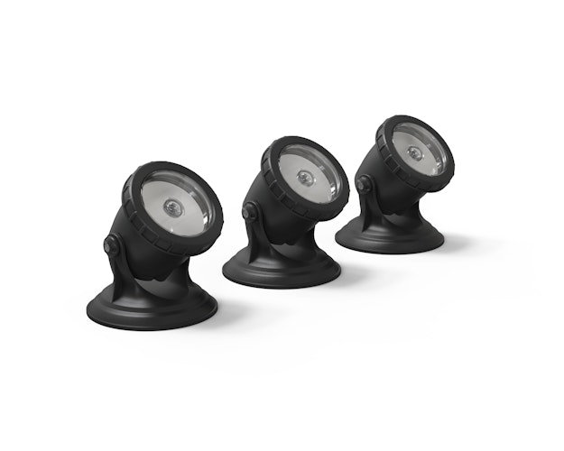Pontec Teich- und Gartenbeleuchtung PondoStar LED warm Set 3