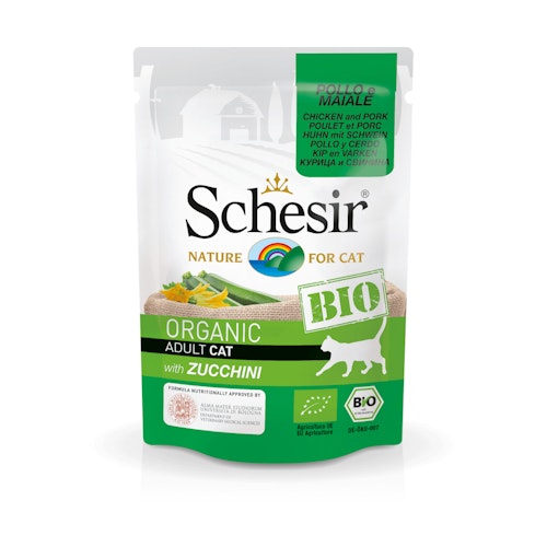 Schesir BIO 85 Gramm Katzennassfutter