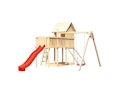 Vorschaubild Akubi Stelzenhaus Frieda mit Wellenrutsche, Doppelschaukelanbau, Anbauplattform und Netzrampe