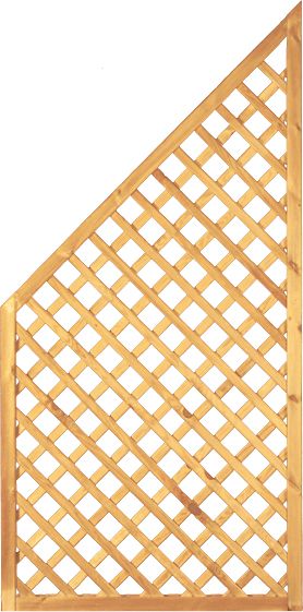 T&J DIAGONAL Rankzaun Ecke 6 x 6 cm 90 x 180/90 cm