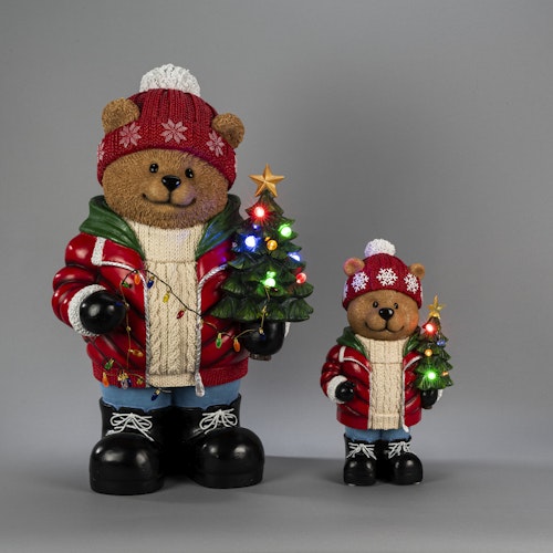 Konstsmide Weihnachtsbeleuchtung LED Teddybär klein batteriebetrieben