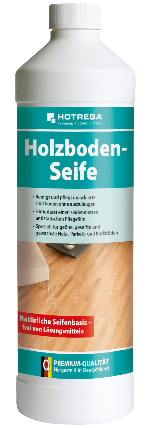 Hotrega Holzboden-Seife 1 Liter Flasche (Konzentrat)