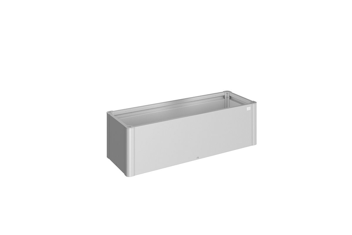 Biohort Pflanzbeet Belvedere B 152 x T 53 cm (Gr. 150) 45 cm (MINI) silber-metallic