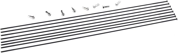 Fulcrum Speichensatz 286 mm schwarz 286,0 (8 St.), passend für Red Power 27