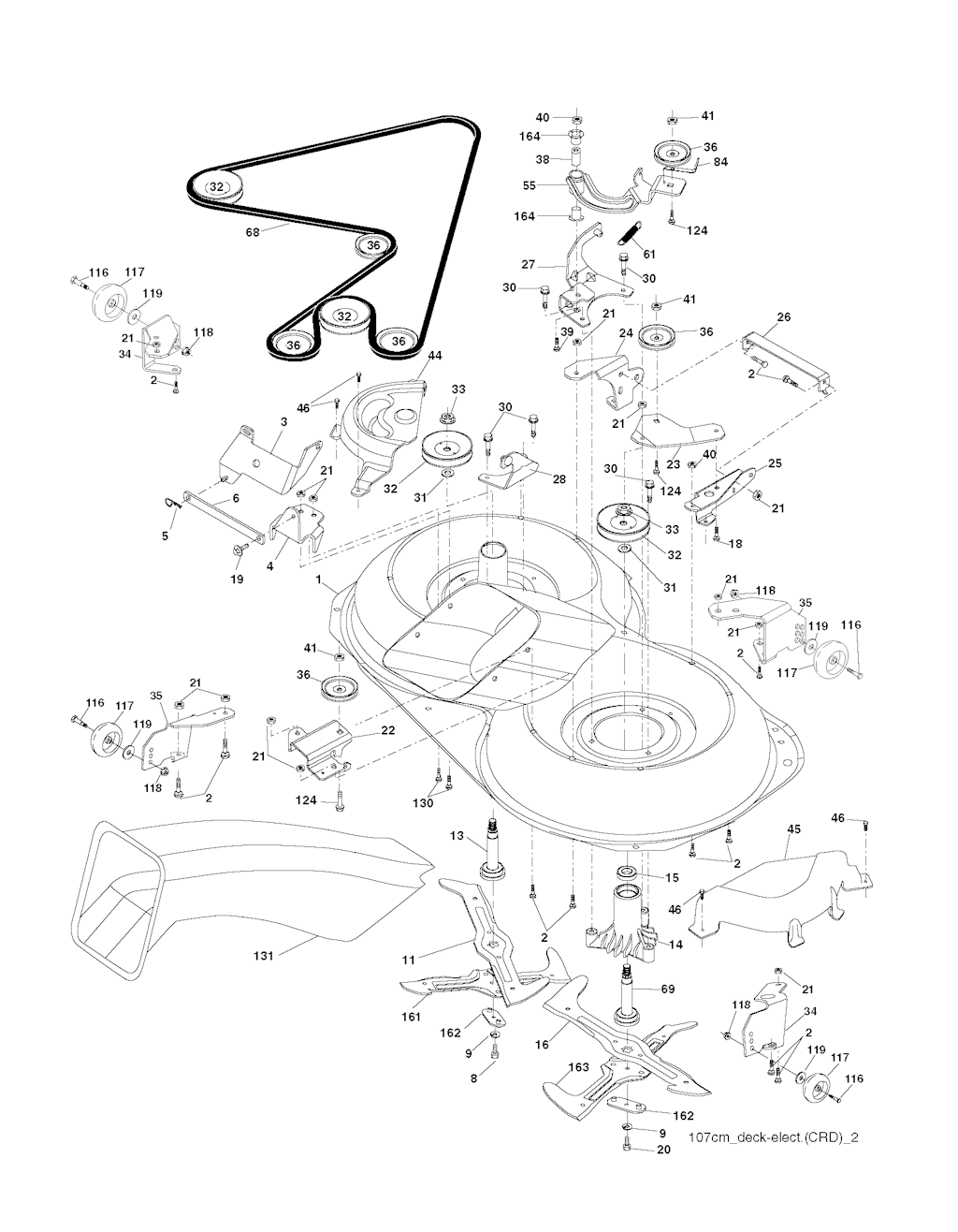 Explosionszeichnung Ersatzteile