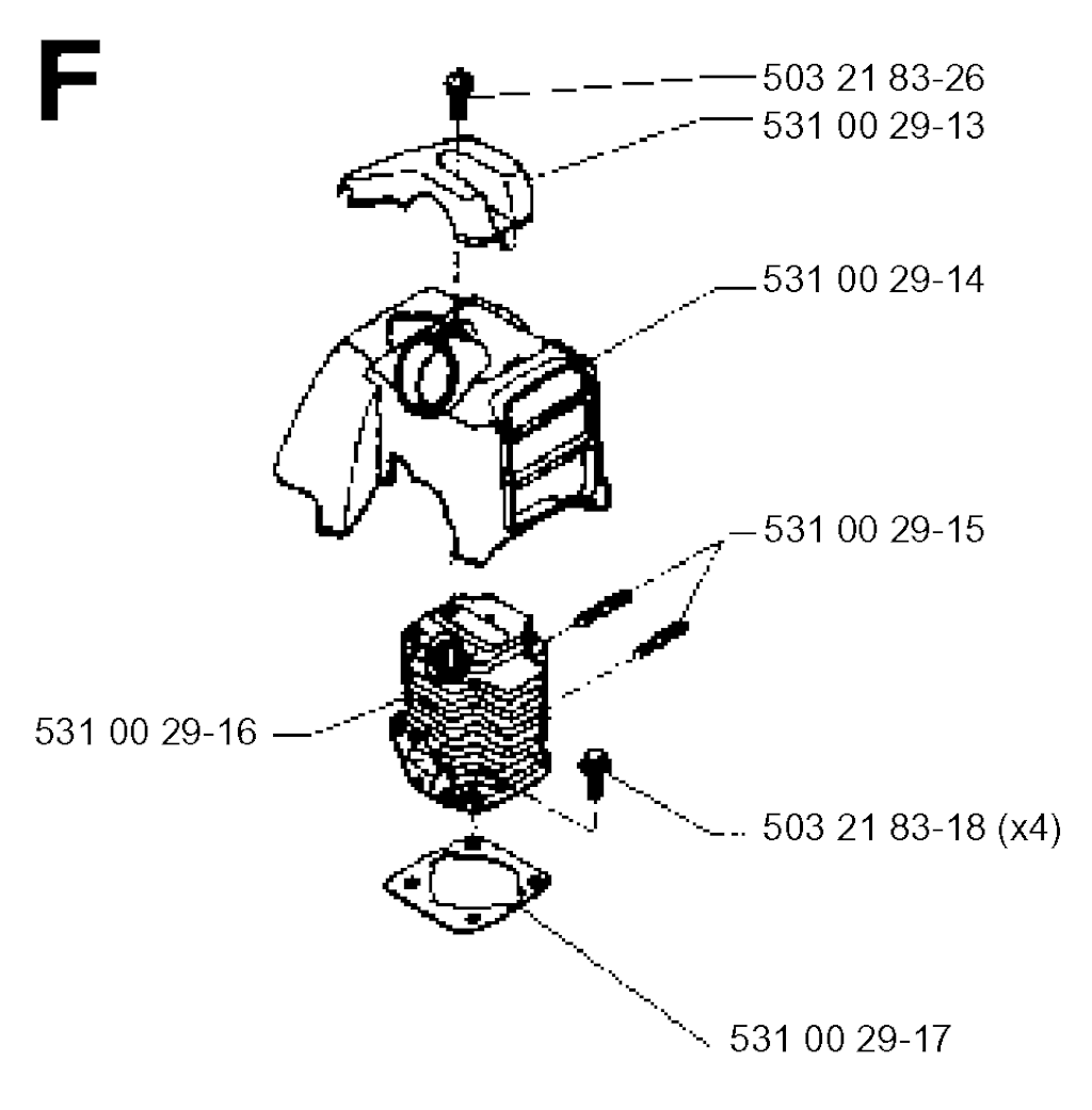 Explosionszeichnung Ersatzteile