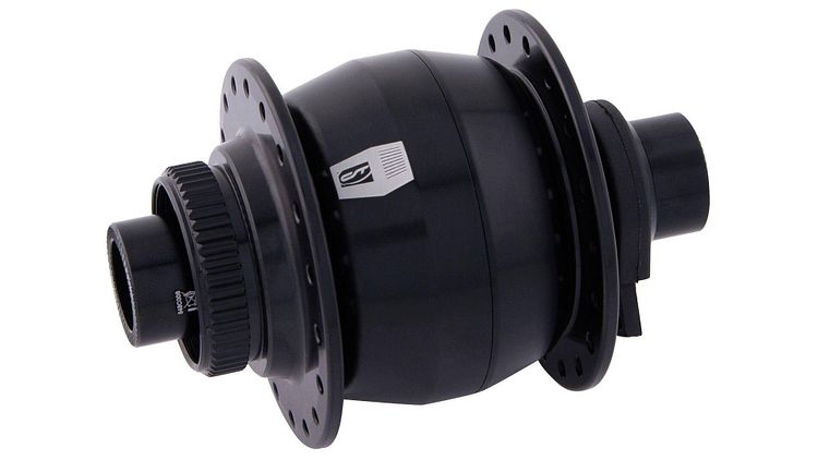 CONTEC Nabendynamo Powerhouse Hub 1+ 36 Loch schwarz (Sonderposten, lose)