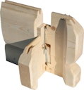 Karibu Woodfeeling Blockbohlenhaus Mittelwandhaus Lagor 1/2- 38 mm