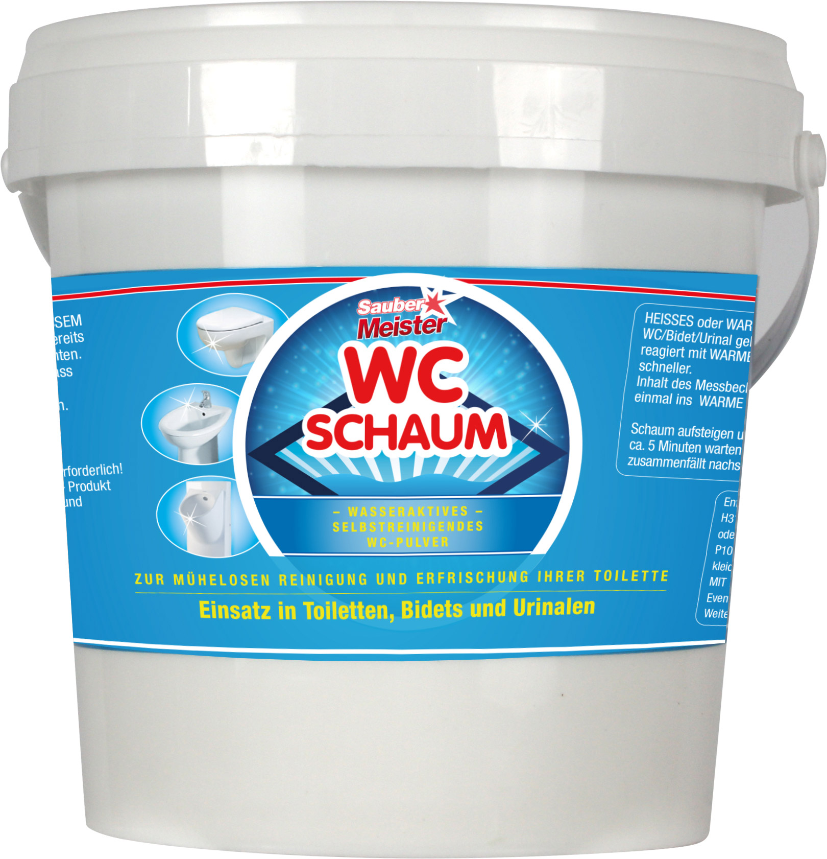 WC Schaum- kraftvoller WC Reiniger 1kg