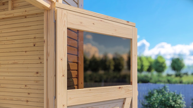 Bertilo Gerätehaus Pent Modern 4 - 18 mm