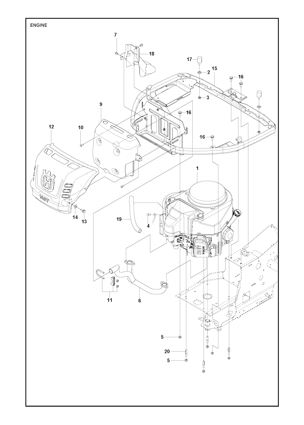 Explosionszeichnung Ersatzteile