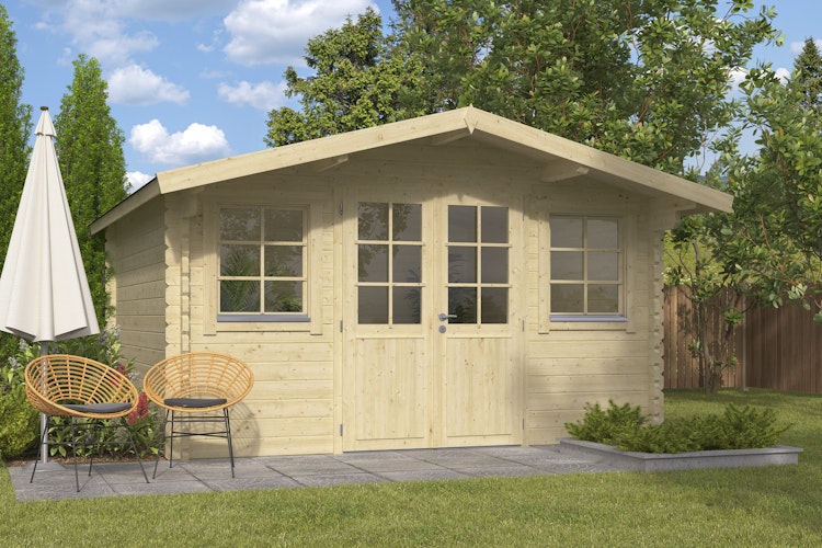 Wolff Finnhaus Gartenhaus Neele 3838 - 44 mm