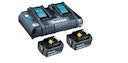 Vorschaubild Makita Power Source Kit Li 18,0V/5Ah 2 Akkus und Doppel-Ladegerät 199482-2