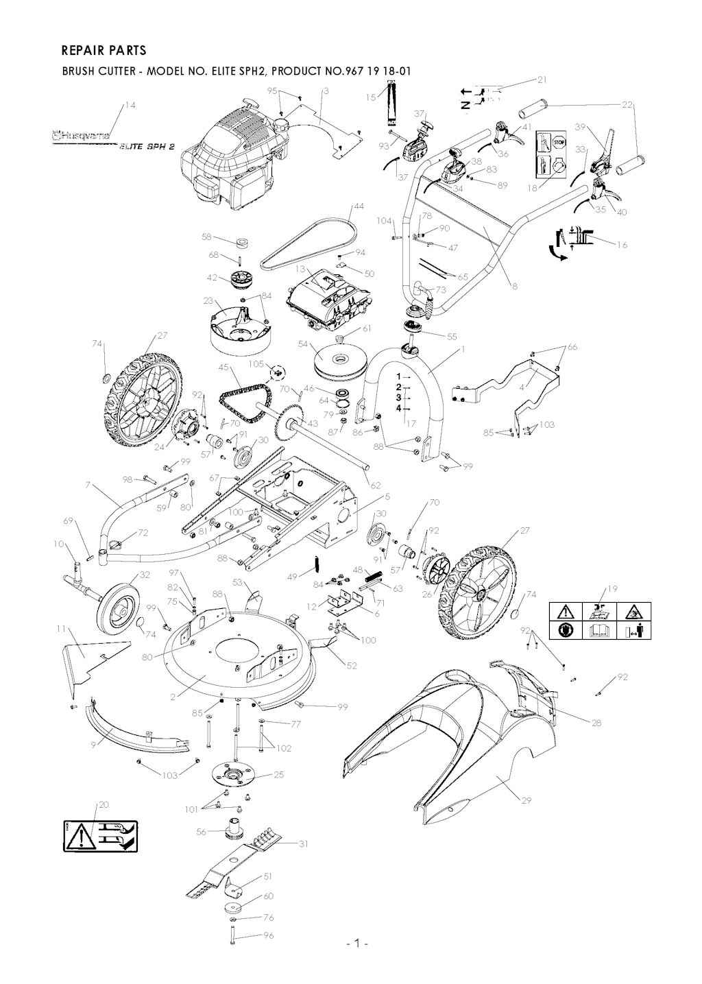Explosionszeichnung Ersatzteile