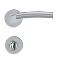 Vorschaubild Griffwerk RAFFAELLA Schraubtechnik GK4 -Chrom/Perla Silbermatt  Rosettengarnitur -Schraubt. -WC -TS 40-45mm